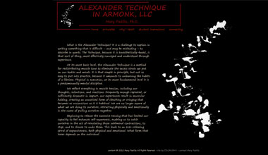 Alexander Technique in Armonk website