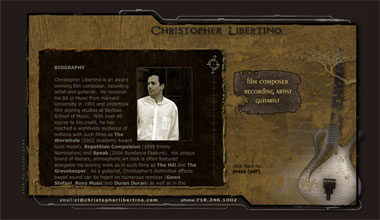 Christopher Libertino website